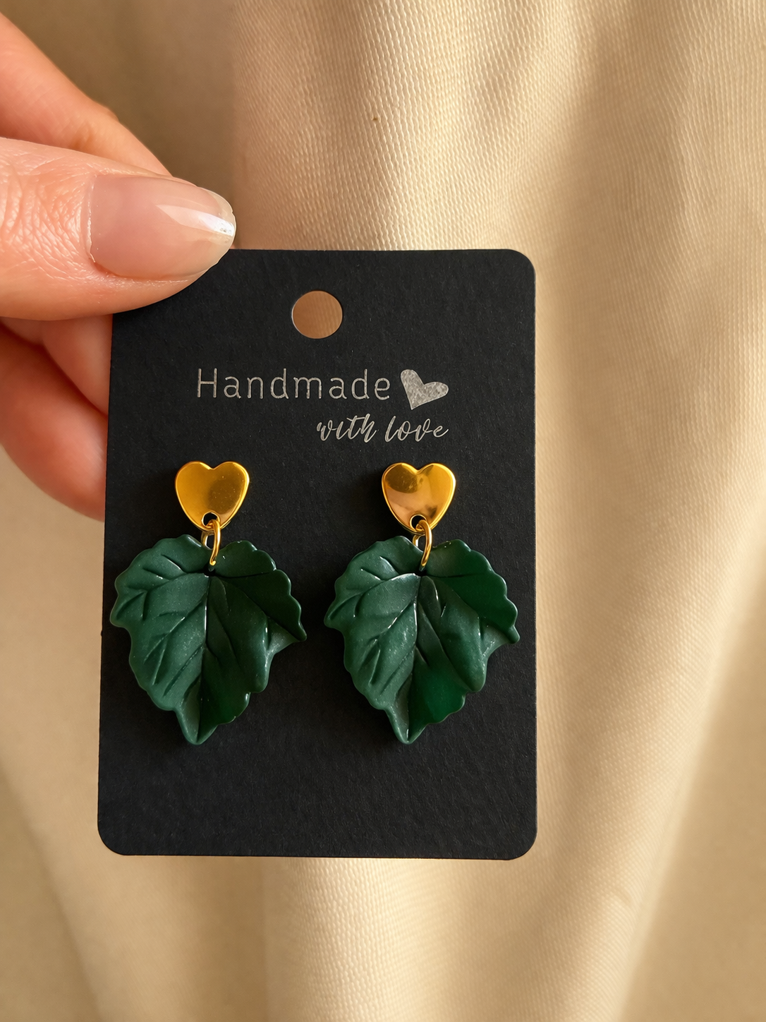 Boucles d’oreilles feuilles